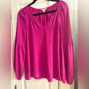 Lilly Pulitzer Fuchsia Top